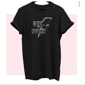 🔴 4/$12 Women’s Casual & Comfy Cotton Black Graphic Tee Size Medium